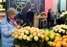 Rozen van Van der Hulst op de foto.